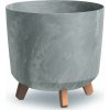 Prosperplast Kvetináč GRACIA TUBUS BETON EFFECT | 29.8 cm | šedý