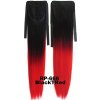 Colík, vrkoč na zaväzovanie rovný OMBRE - odtieň Black T Red