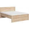 KASPIAN dub sonoma LOZ/160_T manželská posteľ 160x200 cm