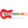 BABY EINSTEIN Hračka drevená hudobná gitara Together in Tune Guitar Connected Magic Touch HAPE červená