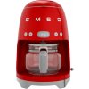 SMEG Kávovar na prekapávanú kávu 50'J STYLE DCF02RDEU, červená