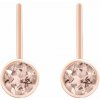 Eppi Zlaté visiace náušnice s morganitmi Christabel E37568