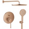 Súprava horná sprcha so sprchovacím ramenom Grohe Rainshower 26066DL0, vaňová/sprchová batéria Grohe Essence 24058DL1, 26574DL0, 26658DL0, 28388DA1