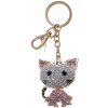 Prívesok na kľúče zlatá mačka