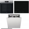Whirlpool rúra OMK58CU1SX + indukčná varná doska WSQ7360NE + vstavaná umývačka riadu WIC3C26F SETWH25