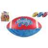 Loptička rugby ovál pena 14cm 3 farby 12ks v boxe