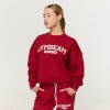 GymBeam Dámska mikina Varsity Red XL
