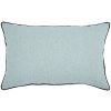 Obdĺžnikový vankúš vlnový modro-sivý