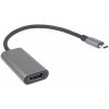 PremiumCord Převodník USB-C na HDMI, rozlišení 4K a FULL HD 1080p, kovové pouzdro ku31hdmi16