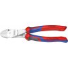 KNIPEX Kraftové bočné strihacie kliešte chrómované s viackomponentnými rukoväťami 250mm KNIPEX