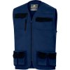 DELTA M2GI3 / Pánska pracovná vesta - nám. modrá-kráľ. modrá XXL