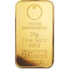 Münze Österreich zlatá tehlička 20 g