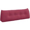 Vankúš na chrbát Červené víno 140 x 24 x 50 cm Zamat