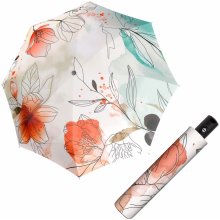 Doppler Magic Carbonsteel Floral dámsky plne automatický dáždnik bílý