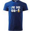 Je mi 60 pivo - Klasické pánske tričko vyššej gramáže - M ( Kráľovská modrá )