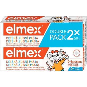 Elmex zubná pasta Kids duopack 2 × 50 ml