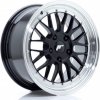 JAPAN RACING Japan Racing JR23 7x16 BLANK ET20-45 Gloss Black w/Machined Lip 72.6