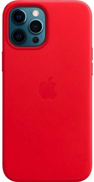 Apple Kožený vč. Magsafe pro iPhone 12 Pro Max Scarlet MHKJ3ZE/A