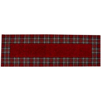 Bordový vianočný obrus s rozmermi 40x130 cm