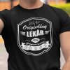 Tričko s potlačou ORIGINÁLNY LEKÁR Pánsky Čierna XS