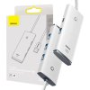 Rozbočovač radu Baseus Lite 4v1 USB na 4x USB 3.0, 25 cm (biely) WKQX030002