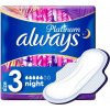 Always Platinum Ultra Night hygienické vložky s krídelkami 6 ks