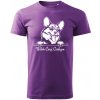 T-ričko Welsh Corgi Cardigan, pánske tričko s vlastným textom Farba trička: Tyrkysová, Farba potlače: Biela, Veľkosť: S
