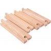Bigjigs Rail Dlhé kruhové koľaje 17cm 4ks