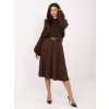 Factory Dámska rozšírená midi sukňa z pleteniny Farba: Hnedá, Veľkosť: UNI