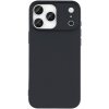 AppleKing matný kryt z mäkkého plastu pre iPhone 17 Pro Max - čierny - možnosť vrátiť tovar ZADARMO do 30tich dní