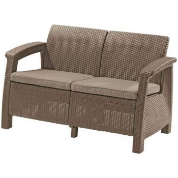 ALLIBERT CORFU LOVE SEAT cappuccino