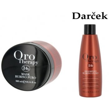 Oro Therapy Rubino puro mask keratínová maska na farbené a namáhané vlasy 300 ml