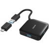 USB Hub Hama USB,USB-C/4x USB 3.2 Gen 1 (200116) čierny