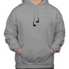 Fajntričko Mikina - Slúchadlá, Farba šedá, Strih/ Variant Pánsky/UNISEX