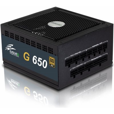 EVOLVEO G650/ 650W/ ATX/ 80PLUS Gold/ Modular/ Retail E-G650R