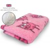DRYBED Premium Vet Bed Farm Animals Pinky Piglet ružový 150 x 100 cm