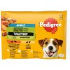 Pedigree Adult s kuracím a hovädzím mäsom a zeleninou v šťave 4 x 100 g