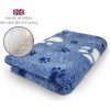 DRYBED Premium Vet Bed Big Paw modrý 100 x 75 cm