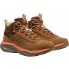 Dámska treková obuv Keen, LEIKI LEATHER MID WP hnedá,lososová, 38.5 EU