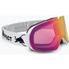 Lyžiarske okuliare Red Bull SPECT Rush matt white/red with pink purple mirror