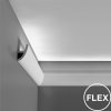 Orac Dekor, Dekoračná lišta Flexi pre LED osvetlenie C343F Antonio, rozmery 200 x 5 x 8 cm
