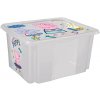 Keeeper Box Prasiatko Peppa 45l transparentná