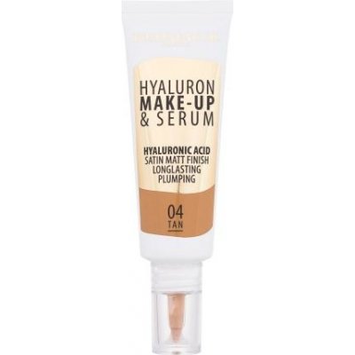 Dermacol Hyaluron Make-Up & Serum ošetrujúci tekutý make-up 25 g 04 tan