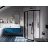 Besco Modern Black - štvrťkruhový sprchový kút 80x80x190 cm (MPB-80-190-C)