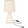 Stolná lampa Candellux Lighting SATTI béžová 40 W