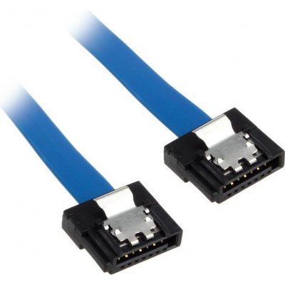 AKASA kabel Super slim SATA3 datový kabel k HDD,SSD a optickým mechanikám, modrý, 15cm