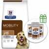 Hill's Prescription Diet j/d Starostlivosť o kĺby granule pre psov 12 kg + 4 konzervy ZADARMO