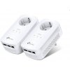 tp-link TL-PA8030PKIT, Gigabit Powerline Adapter Starter Kit, 1200Mbit/s, 3x LAN Gigabit, DIN prechodná zásuvka