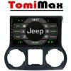 TomiMax Jeep Wrangler 2011-2017 Android 14 autorádio s WIFI, GPS, USB, BT HW výbava: QLED 4 Core 2GB+32GB LOW - iba displej A,C