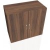 Hobis Policová skriňa Drive, 80x74x42 cm, orech/orech
